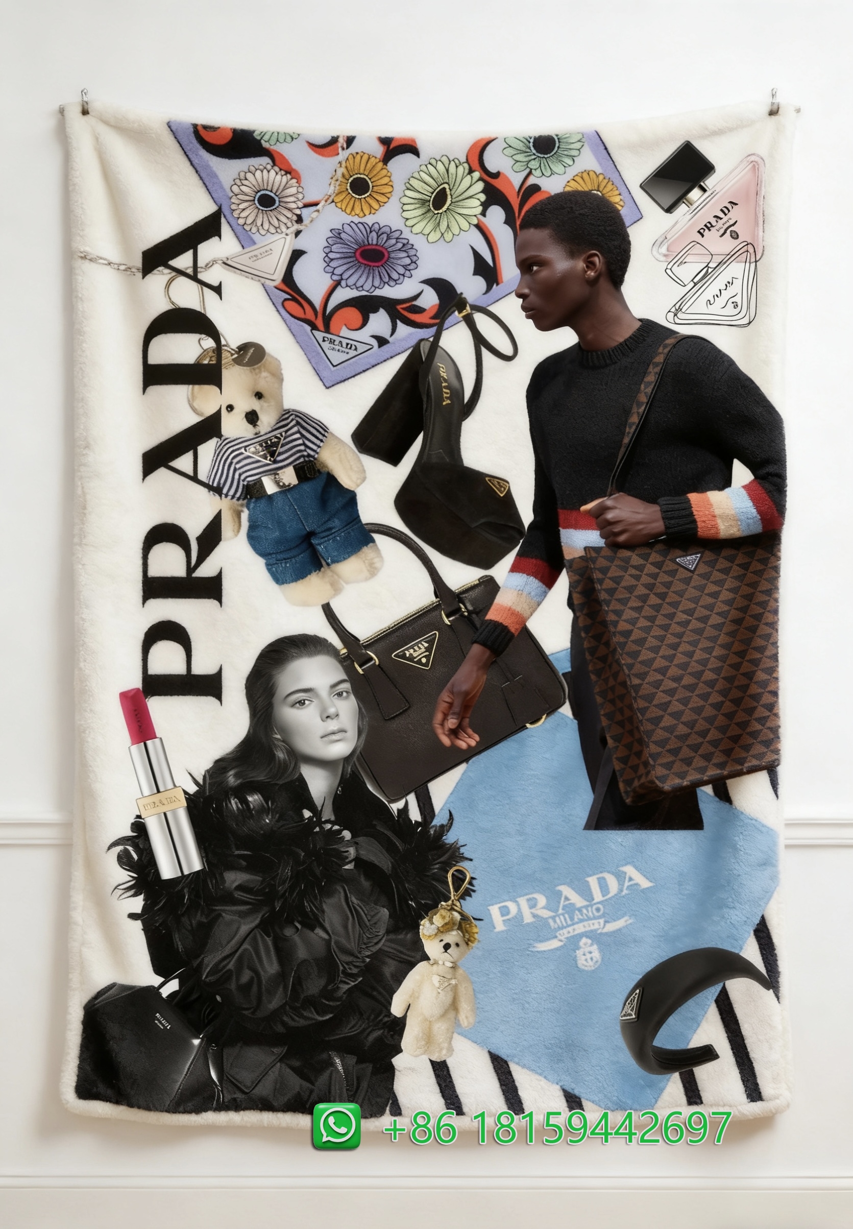 Prada Throw Blankets